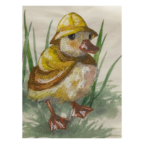 Home & Garden Decorative Pillow Cover Case With Bunny Pig Duck Rain Spring - Picture 8 of 16